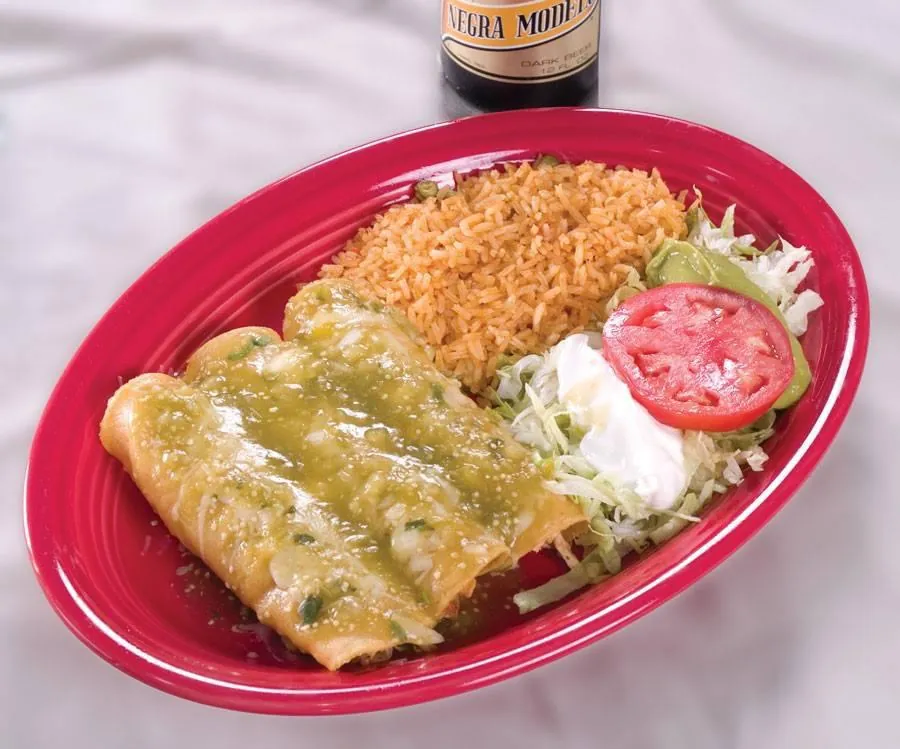 Enchiladas verdes